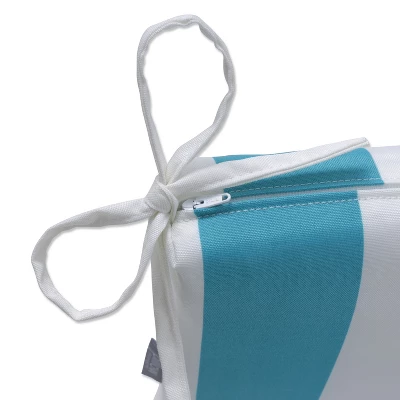 Cabana Stripe Outdoor Bench Cushion - Pillow Perfect