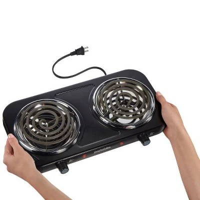 Proctor Silex Electric Double Burner Cooktop - 34115 - Image 4