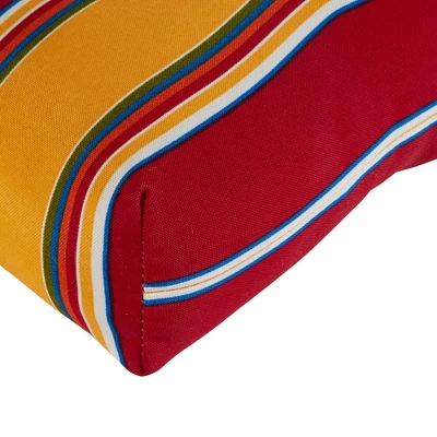 Carnival Stripe Outdoor Swing And Bench Cushion - Kensington Garden - Image 5