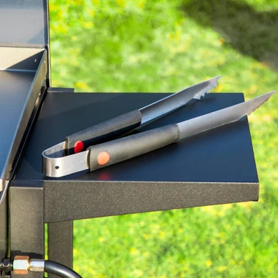 Captiva Designs GR20 3-Burner Portable Propane Gas Griddle With Cart And Lid - Black - Image 2