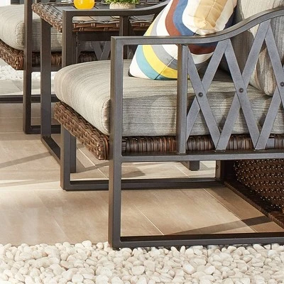 Wicker Patio Arm Chair - Patio Festival