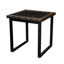 Wicker Patio Side Table - Patio Festival