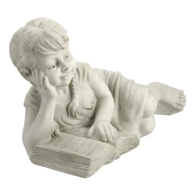 Design Toscano Reading Rebecca Garden Scholar Statue - Image 2