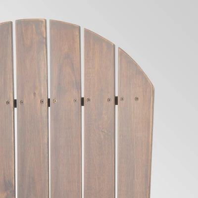 Malibu 3pc Acacia Wood Chat Set - Gray - Christopher Knight Home - Image 2