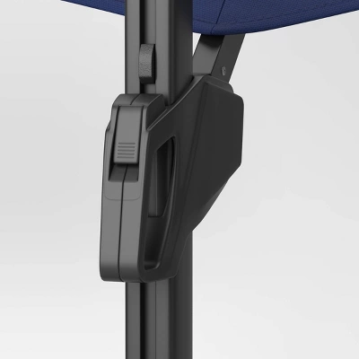 11'x11' Offset Solar Patio Umbrella - Black Pole - Threshold™ - Image 3