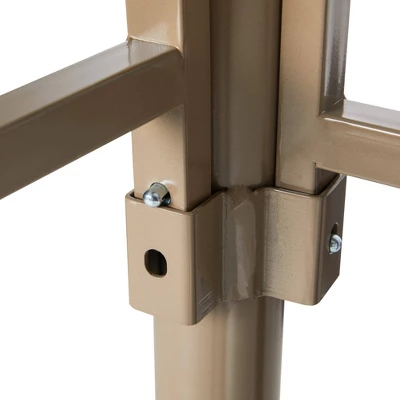 10' X 10' Outdoor Garden Gazebo With Skirts Tent Canopy Beige - Captiva Designs - Image 8