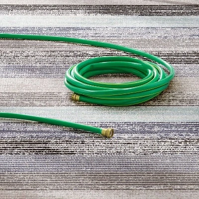 7'9" X 10'2" New York Patio Sofia Estelle Indoor/Outdoor Rug Gray/Blue - Nicole Miller - Image 3