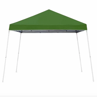 Z Shade 10x10 Foot Angled Leg Instant Shade Canopy Tent Portable Shelter, Green & Outdoor Canopy Tent Shelter Wrap Around Leg Weight Bags, Set Of 4 - Image 4
