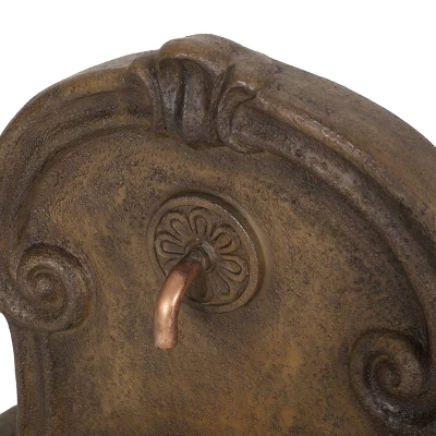 Fraser Outdoor 2-Tier Single Spout Fountain - Light Brown - Christopher Knight Home - Image 7