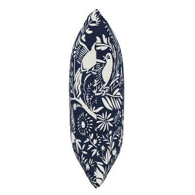 Suki Chinois Outdoor Throw Pillow Navy - Skyline Furniture