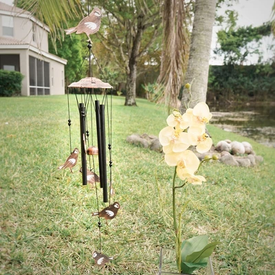 Dawhud Direct 32" H Soothing Songbirds Wind Chimes For Outside - Unisex Gift - Image 6