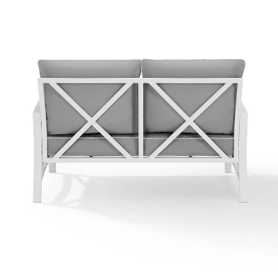 Crosley Kaplan Outdoor Patio Loveseat - Image 3