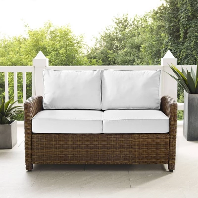 Bradenton Outdoor Wicker Loveseat - Crosley - Image 2