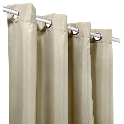 Commonwealth Seascapes Light Filtering Provide Privacy And Shade Grommet Outdoor Panel Pair Linen - Image 2