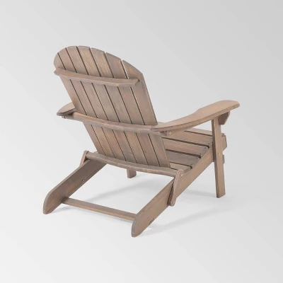 Malibu 3pc Acacia Wood Chat Set - Gray - Christopher Knight Home - Image 4