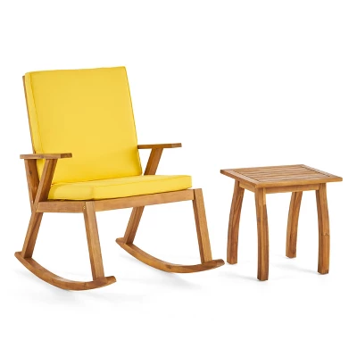 Champlain 2pc Acacia Seating Set - Christopher Knight Home - Image 6