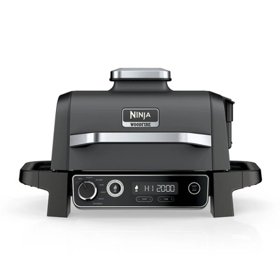 Ninja Woodfire Outdoor Grill & Smoker, 7-in-1 Master Grill, BBQ Smoker And Air Fryer With Woodfire Technology - OG701