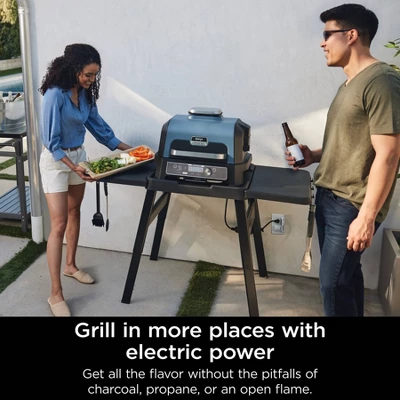 Ninja Woodfire ProConnect Premium XL 7-in-1 Outdoor Grill & Smoker, App Enabled, Woodfire Technology, 2 Built-In Thermometers - OG951 - Image 11
