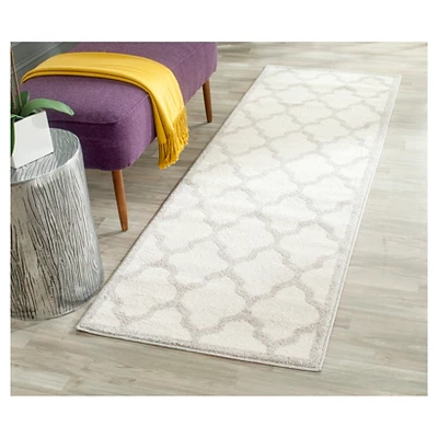 2'6"X4' Rectangle Amherst Outdoor Patio Rug Beige/Light Gray - Safavieh - Image 2