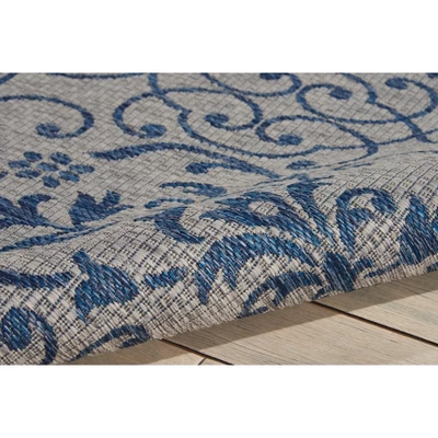 Nourison Garden Party Scroll Indoor/Outdoor Flatweave Area Rug - Image 4