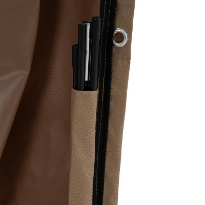 Nature Spring Offset Outdoor Umbrella Cover - Heavy-Duty Waterproof Protection - Image 3