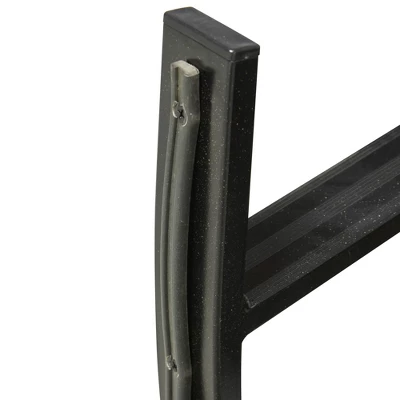 Outsunny Outdoor Wicker Rocking Chair With Padded Cushions, Aluminum Furniture Rattan Porch Rocker Chair W/ Armrest For Garden, Patio, And Backyard - Image 7