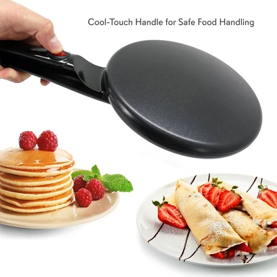 NutriChef Electric Griddle Crepe Maker - Nonstick Pan Cooktop With Automatic Temperature Control & Plug-in Operation For Kitchen & Countertop. - Image 3