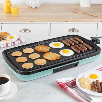 Dash Everyday Electric Griddle - Aqua - Image 4